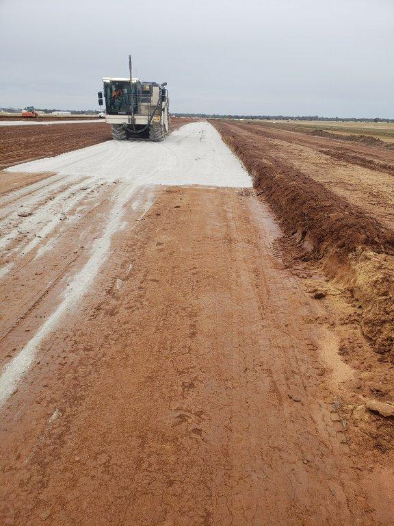 Airport runway upgrade – completed runway surface