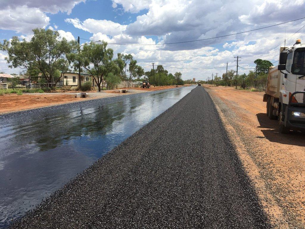 Cloncurry Town Street Renewal Program – roadworks underway